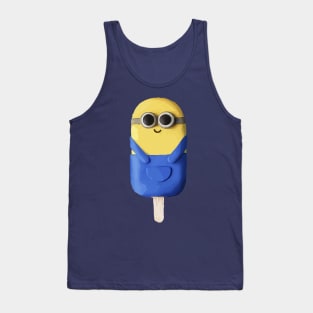 Cute Minion Popsicle Candy Icecream Tank Top